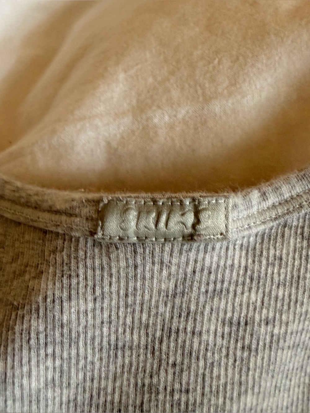 SKIMS Gray Ribbed Racerback Tank - Picture 4 of 5